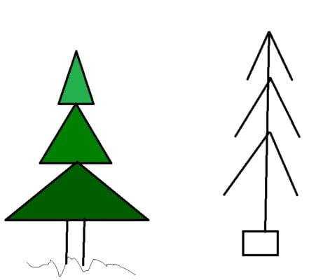 Christmas Tree drawing