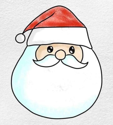 Santa Claus drawing